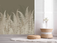 Фотошпалери листя папороті хакі - 2