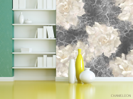 Фотошпалери дизайнерські білі троянди - 3