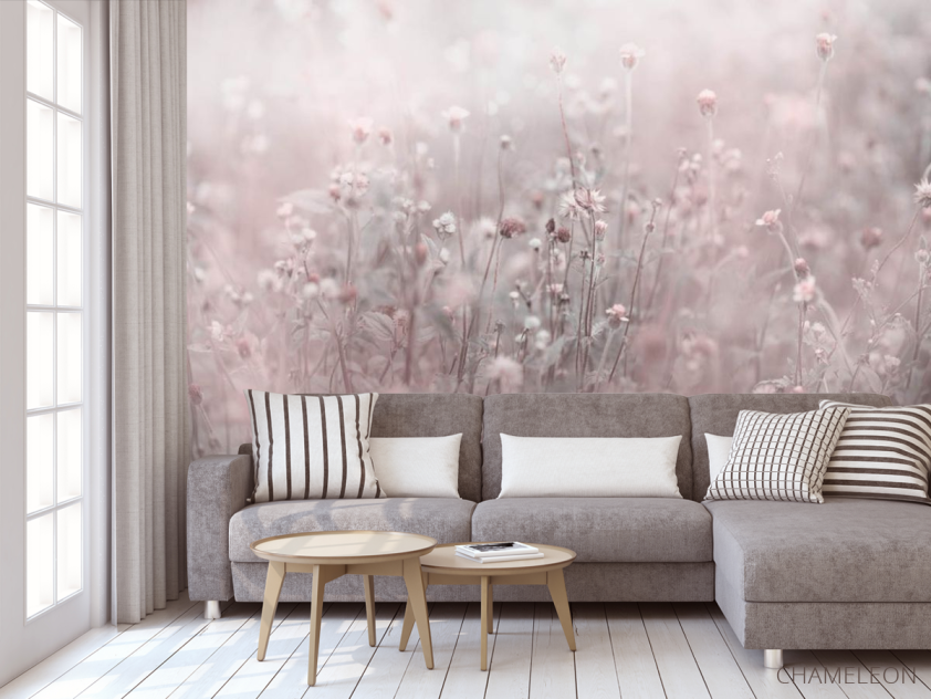 Фотообои полевые цветы - 3