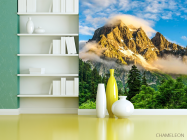 Фотошпалери гори у лісі - 3