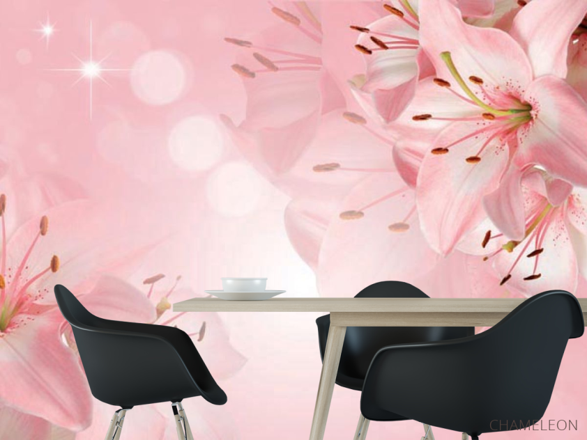 Фотошпалери Лілії 3д - 1