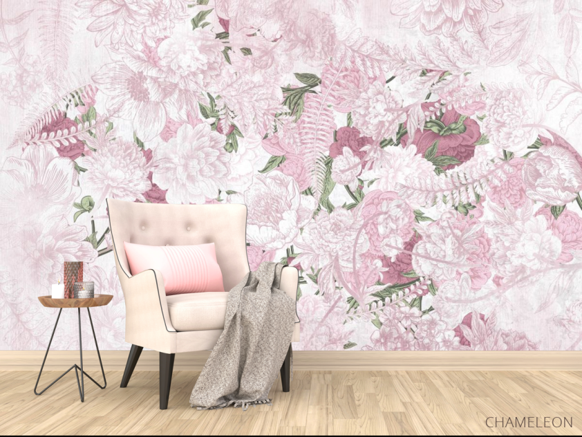 Фотообои Векторные дизайнерские цветы - 4