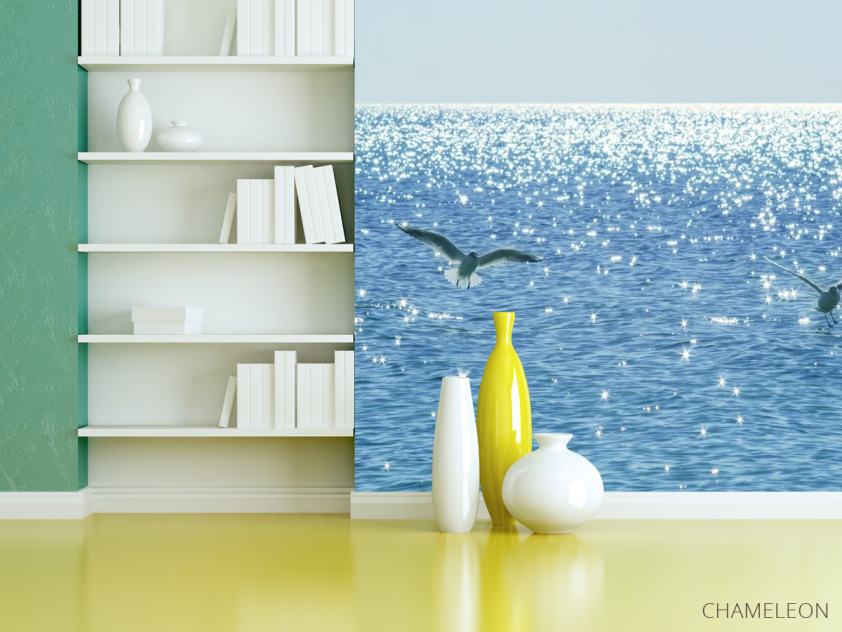 Фотошпалери Чайки над морем - 3