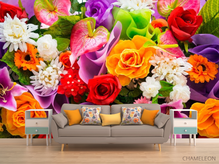 Фотообои Яркий букет цветов - 1