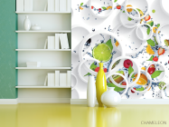 Фотошпалери Фрукти, круги - 3