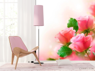 Фотообои Нежные розовые бутоны - 4