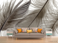 Фотообои Коричневые перья - 1