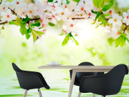 Фотообои Персиковые цветы - 1