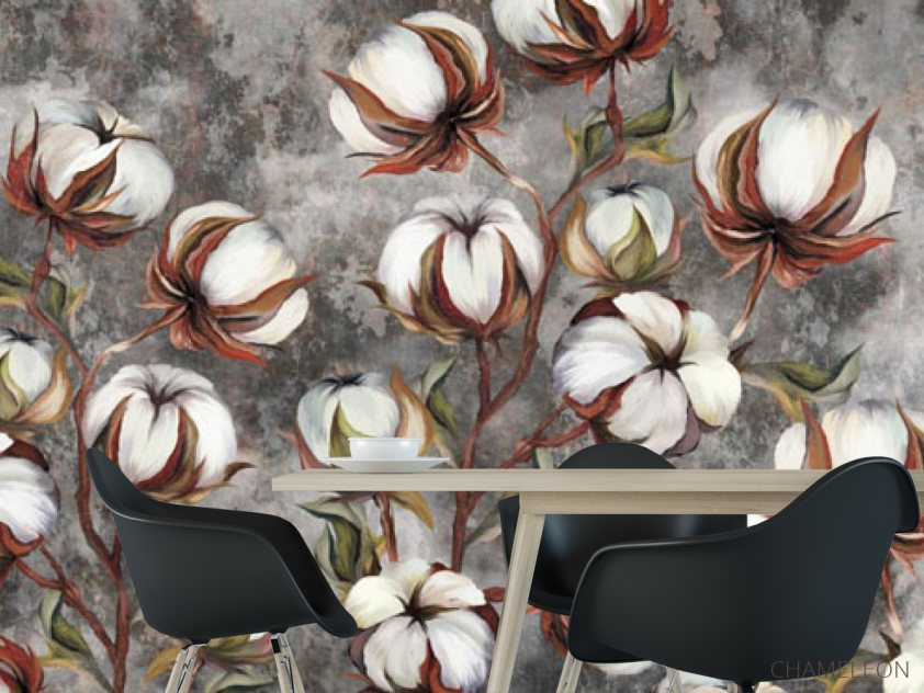 Фотошпалери Шерсть на тлі бетону - 1