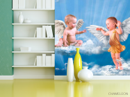 Фотошпалери Янголята на хмарах - 3
