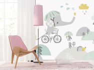 Фотошпалери милий слоник - 4