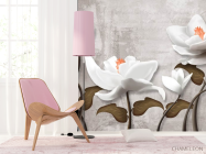 Фотошпалери квіти 3D - 4