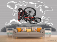 Фотообои байкер - 1