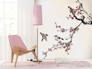 Фотошпалери Векторна гілка сакури - 4