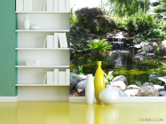 Фотошпалери Водоспад, озерце - 3