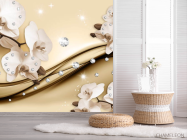 Фотошпалери 3D Квіти Орхідеї - 2