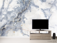 Фотообои Мрамор в голубом оттенке - 2