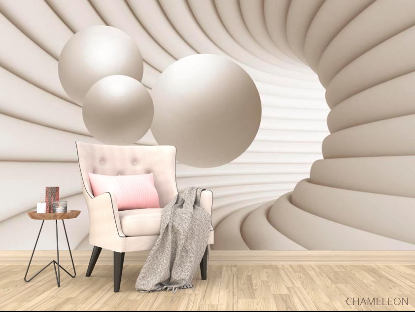 Фотообои Стереоскопические фигуры - 4