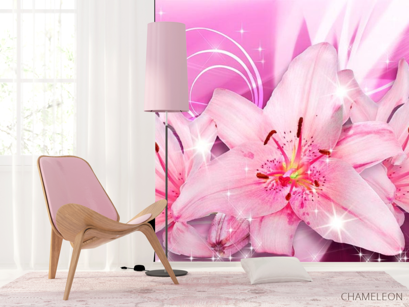Фотошпалери Лілії 3д - 4