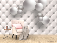 3д фотообои 3D шары - 4