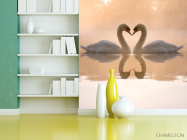 Фотошпалери Пара лебедів - 3