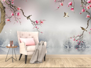 Фотообои Магнолии в японском стиле - 4