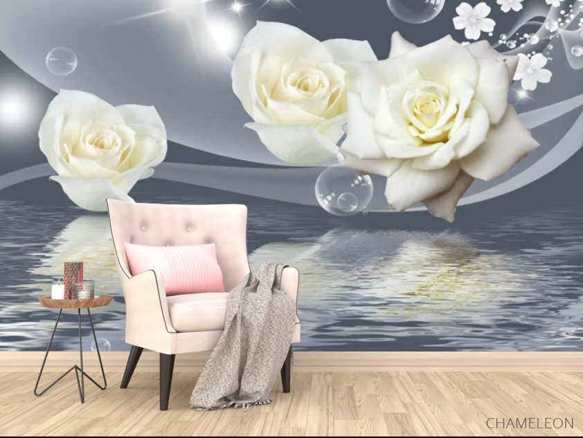 Фотообои цветы на воде - 4