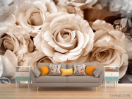 Фотообои 3D розы - 1