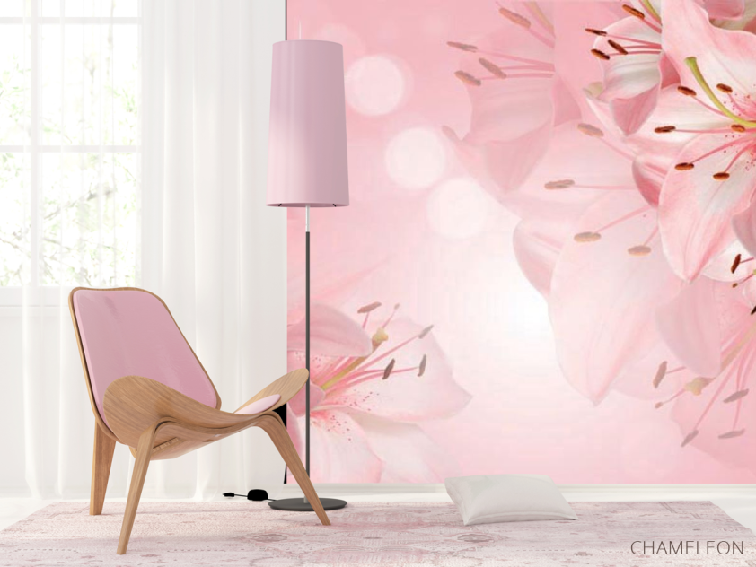 Фотошпалери Лілії 3д - 4