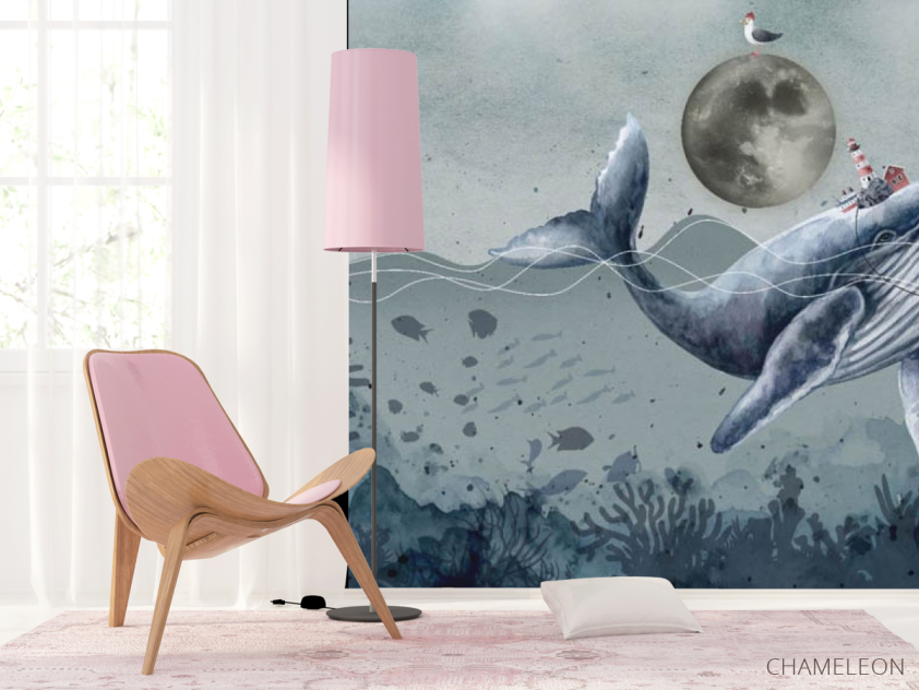 Фотошпалери Синій кит - 4