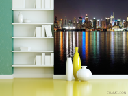 Фотошпалери Фотошпалери Яскрава нічна набережна - 3