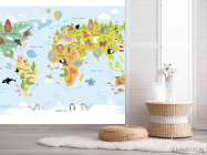 Фотошпалери Дитяча карта - 2