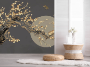 Фотошпалери місяць і гілка - 2