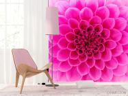 Фотообои Сотовый цветок малиновый - 4