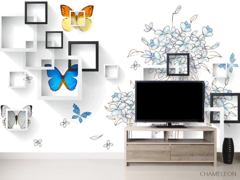 Фотообои 3д рисунок с геометрией - 2