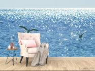 Фотообои Чайки над морем - 4