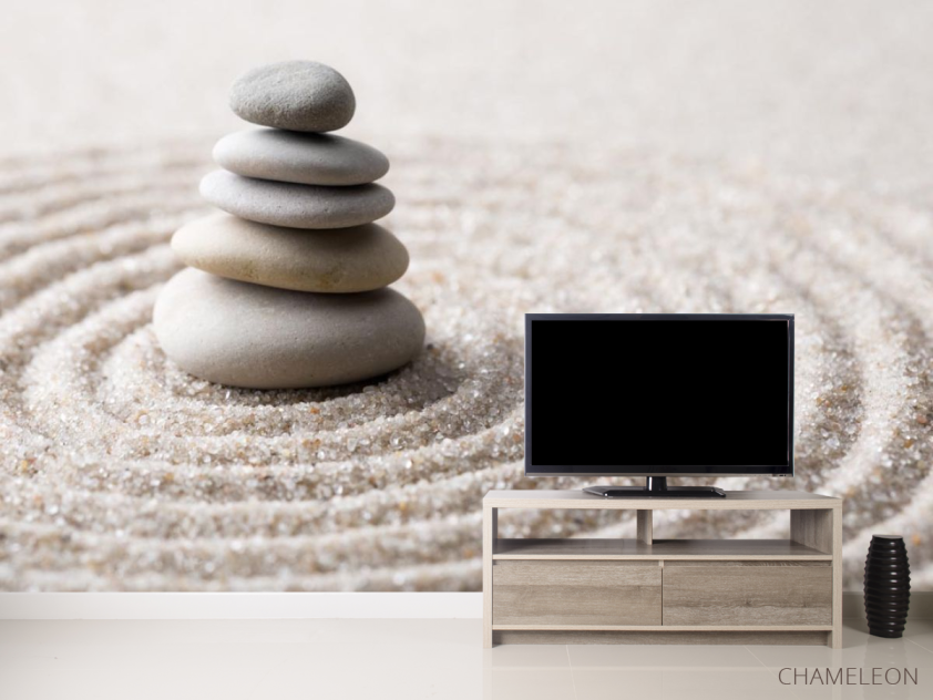 Фотообои камни на песке - 2