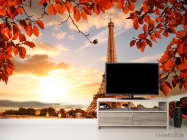 Фотообои Эйфилева башня осенью - 2