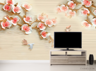 Фотообои Сакура 3d стереоскопическая - 2