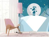 Фотошпалери Олень і дерева - 4