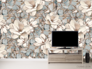 Фотообои Магнолия на фоне мрамора - 2