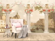 Фотообои Старинная фреска - 4