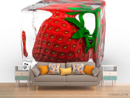 Фотообои Клубника во льду - 1