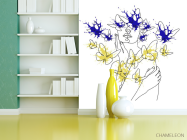 Фотообои абстракция, девушка - 3