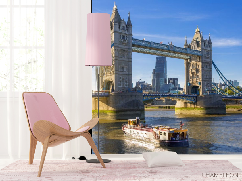 Фотошпалери пароплав у Лондонського мосту - 4