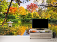 Фотообои осенний лес над озером - 2