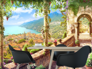 Фотошпалери Фреска вид на узбережжі - 1