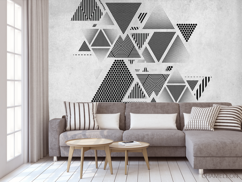 Фотообои Треугольники - 3