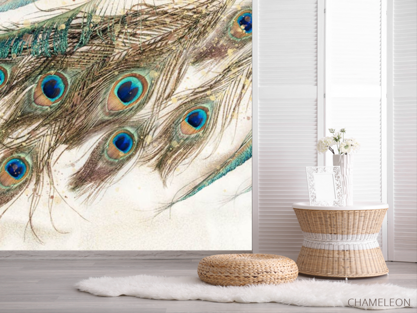 Фотошпалери Пір'я павича - 2