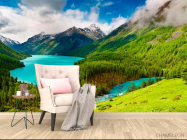 Фотообои Тучи идут в горы - 4